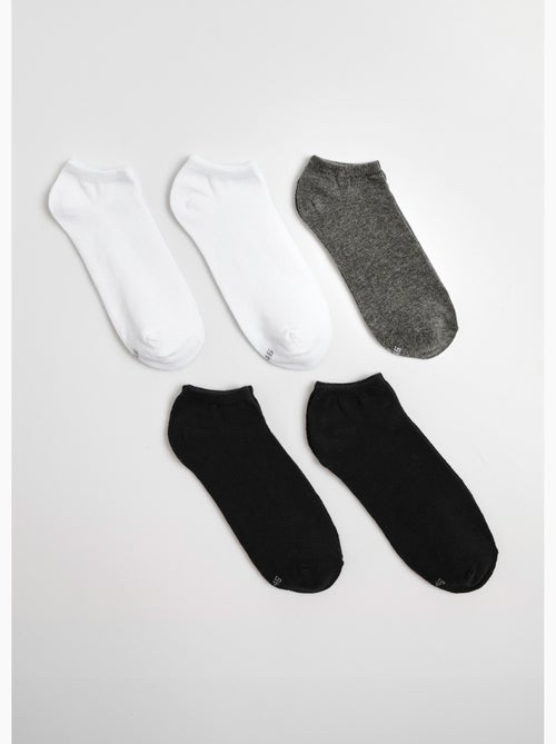 Lot de 5 Socquettes, coloris assortis - AFIBEL - Kiabi
