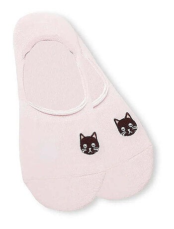 Lot de 5 Socquettes Invisibles Chat