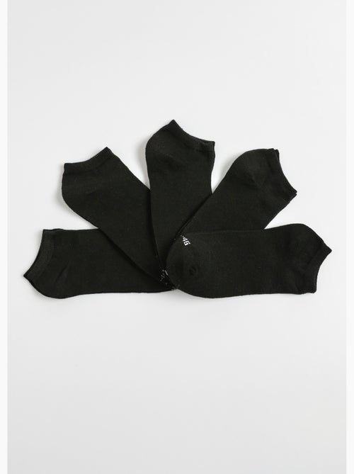 Lot de 5 Socquettes unies - AFIBEL - Kiabi