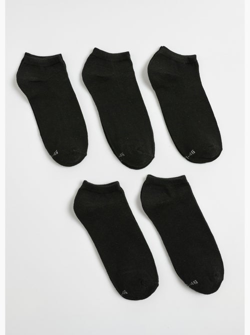 Lot de 5 Socquettes unies - AFIBEL - Kiabi