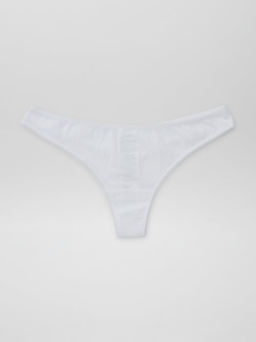 Lot de 5 strings - Kiabi