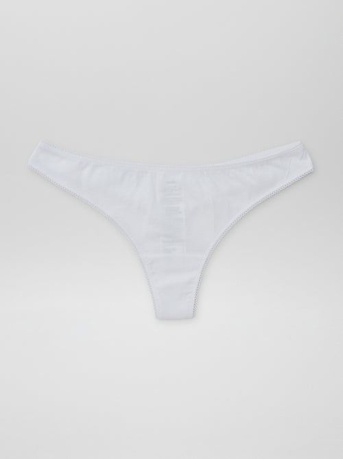 Lot de 5 strings - Kiabi