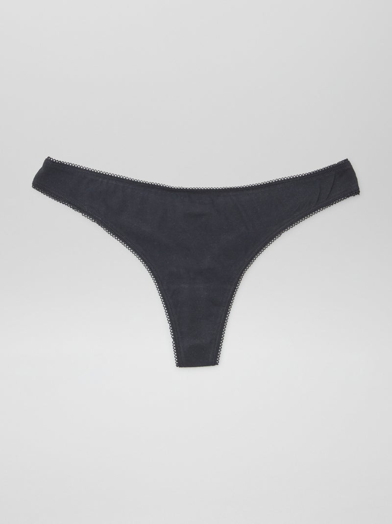 Lot de 5 strings BLANC - Kiabi