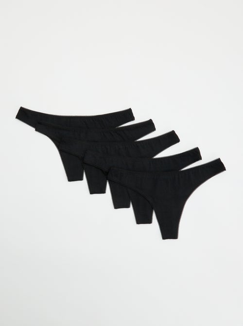 Lot de 5 strings - Kiabi
