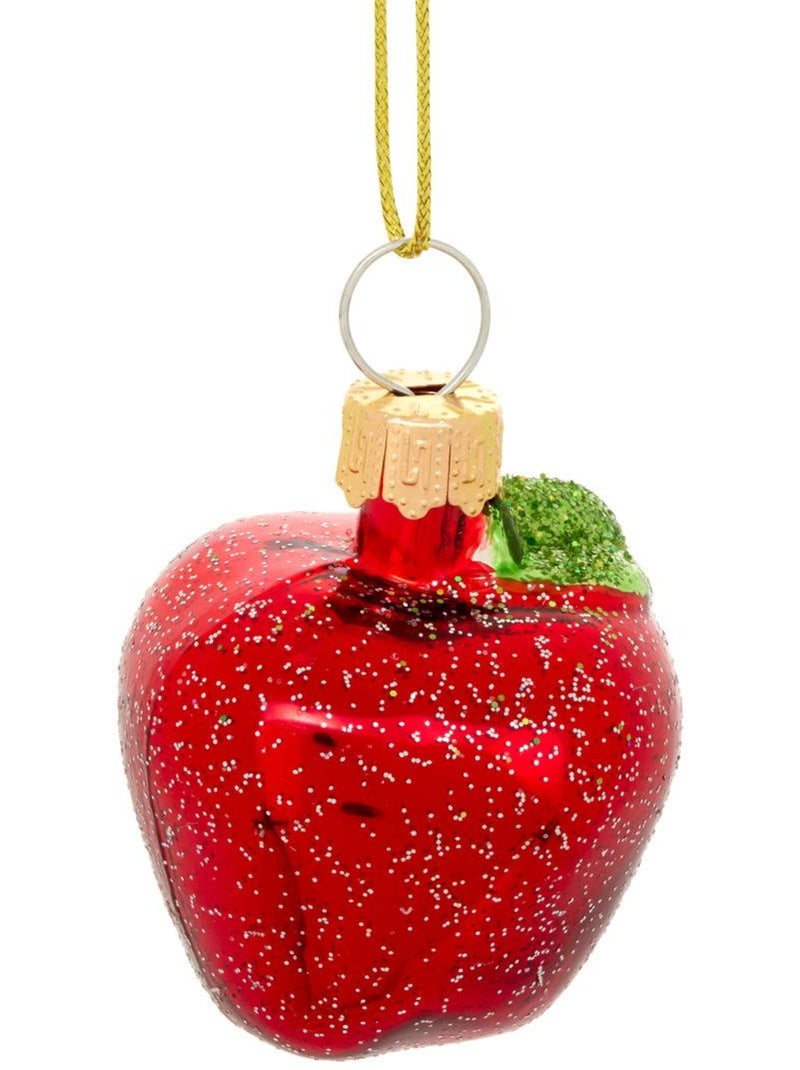 Lot de 5 suspensions de sapin fruits en verre 6 cm Multicolore - Kiabi