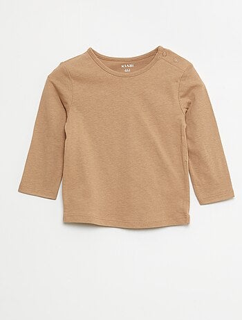 Lot de 5 t-shirts unis à manches longues