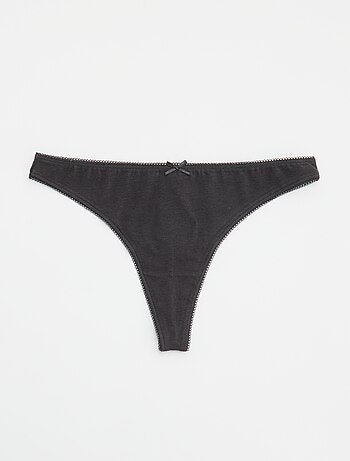 Lot de 5 tangas en coton