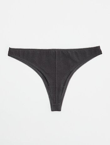 Lot de 5 tangas en coton