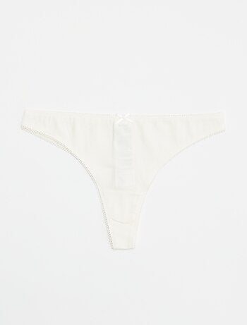 Lot de 5 tangas en coton