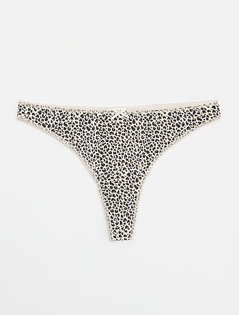 Lot de 5 tangas en coton