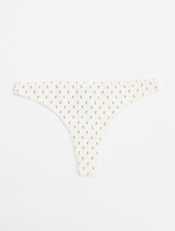 Lot de 5 tangas en coton