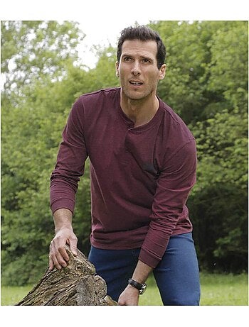 Lot de 5 tee-shirts col tunisien - atlas for men
