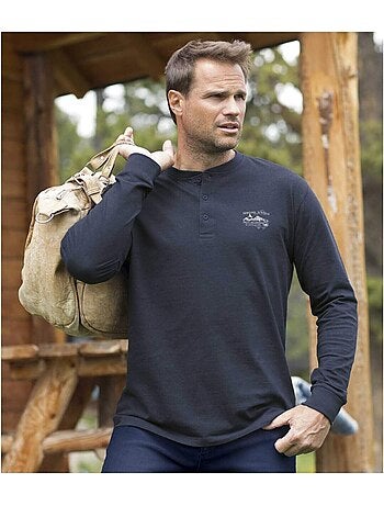 Lot de 5 tee-shirts col tunisien - atlas for men
