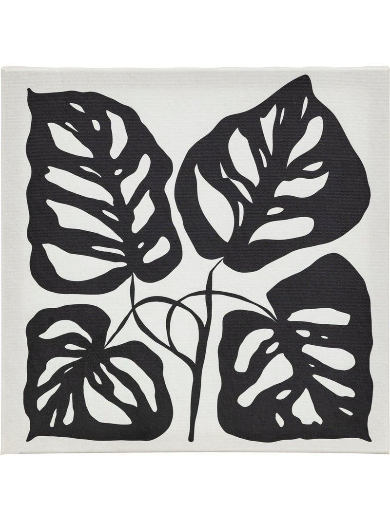 Lot de 5 toiles imprimées Cynthia noir et blanc 15x20/25x25cm Noir Blanc - Kiabi