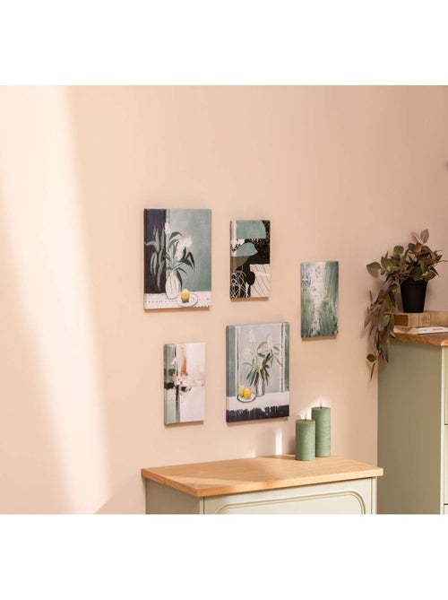 Lot de 5 toiles imprimées SERENATA - Kiabi