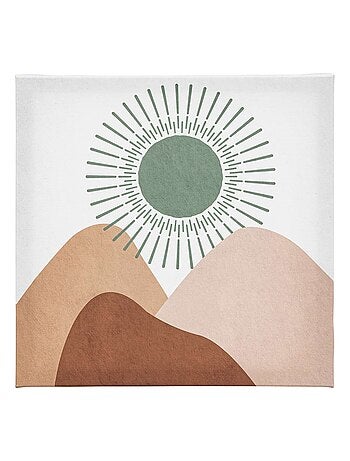 Lot de 5 toiles imprimées SOLEIL