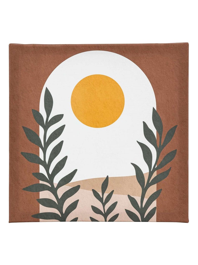 Lot de 5 toiles imprimées SOLEIL Marron - Kiabi