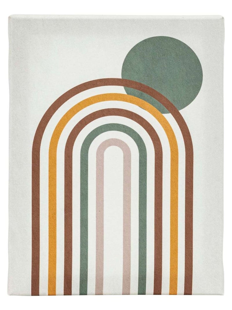 Lot de 5 toiles imprimées SOLEIL Marron - Kiabi