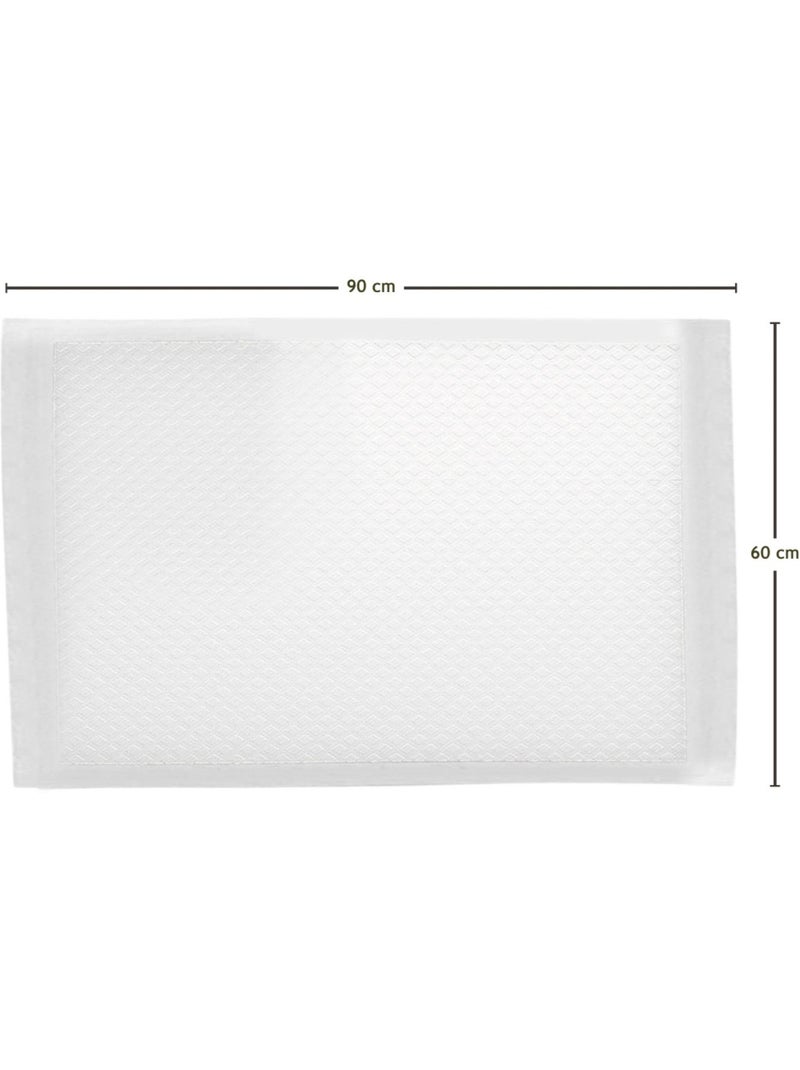 Lot de 50 alèses jetables, imperméables - Vivezen Blanc - Kiabi