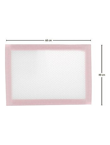 Lot de 50 alèses pour bébé jetables, imperméables - Monsieur Bébé