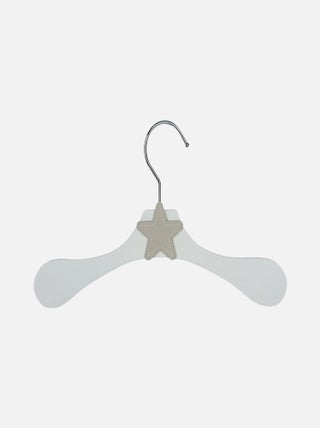 Lot de 50 cintres en bois 28 cm pour bébé, enfant avec crochet pivotant - Monsieur Bébé