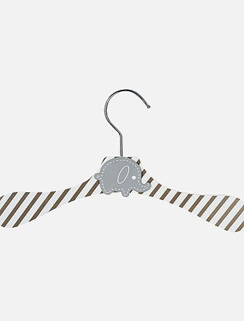 Lot de 50 cintres en bois pour bébé, enfant avec crochet pivotant - Monsieur Bébé