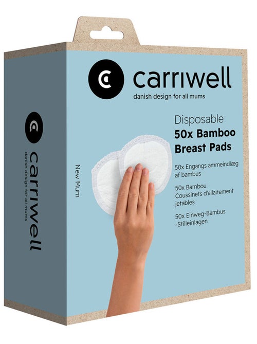 Lot de 50 coussinets d'allaitement en Bambou - Kiabi