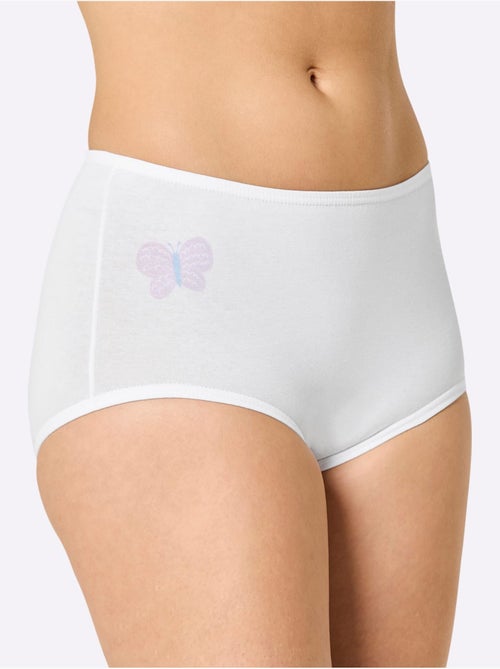 Lot de 6 - Culotte Taille Haute Jersey Fin - Taille Standard - Witt - Kiabi Lot de 6 - Culotte Taille Haute Jersey Fin - Taille Standard - Witt - Kiabi
