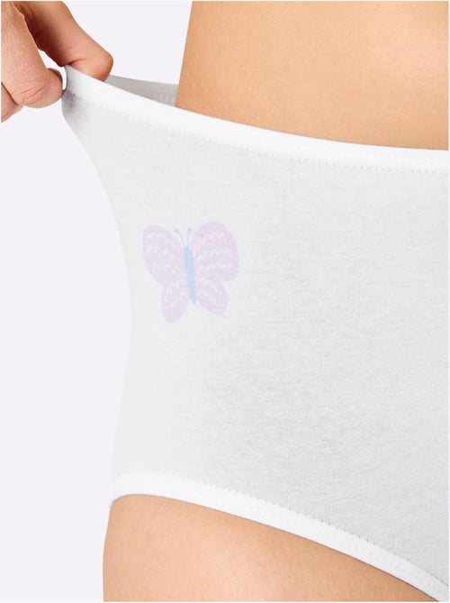 Lot de 6 - Culotte Taille Haute Jersey Fin - Taille Standard - Witt - Kiabi Lot de 6 - Culotte Taille Haute Jersey Fin - Taille Standard - Witt - Kiabi