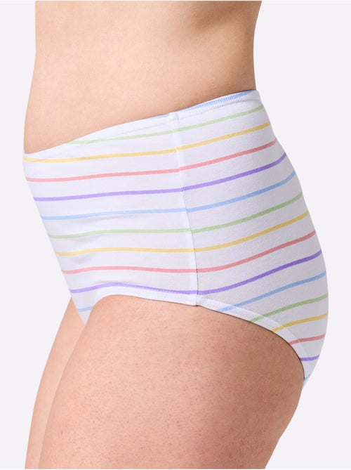 Lot de 6  - culotte taille haute jersey fin - taille standard - witt - Kiabi