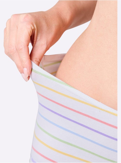 Lot de 6  - culotte taille haute jersey fin - taille standard - witt - Kiabi