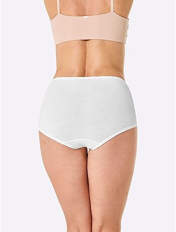 Lot de 6 - Culotte Taille Haute Jersey Fin - Taille Standard - Witt