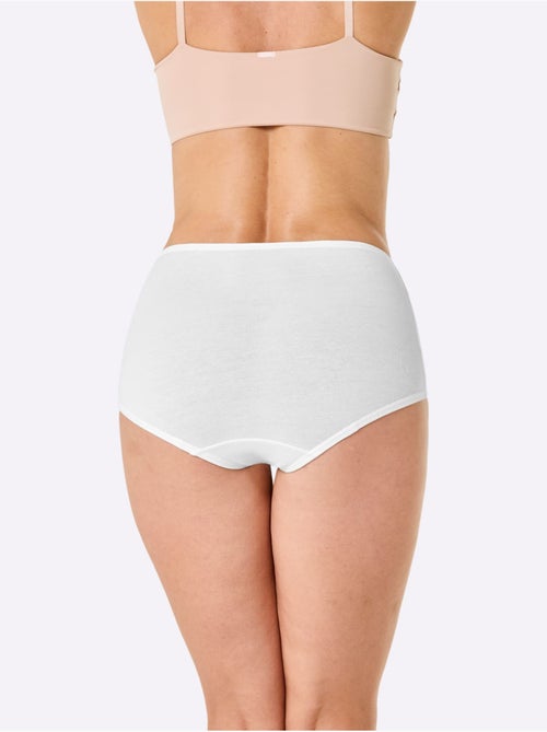 Lot de 6  - Culotte Taille Haute Jersey Fin - Taille Standard - Witt - Kiabi