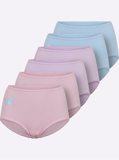 Lot de 6  - Culotte Taille Haute Jersey Fin - Taille Standard - Witt - Kiabi