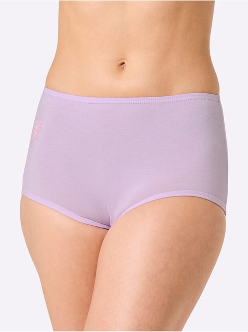 Lot de 6  - Culotte Taille Haute Jersey Fin - Taille Standard - Witt - Kiabi