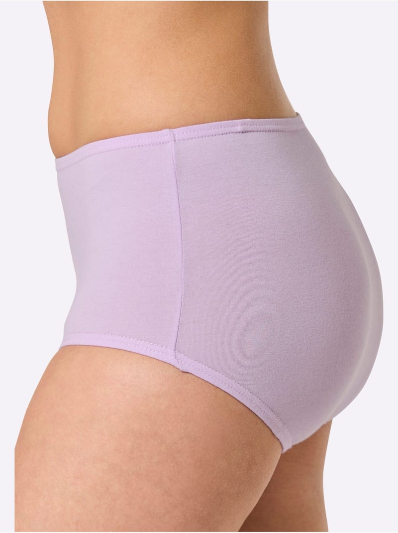 Lot de 6  - Culotte Taille Haute Jersey Fin - Taille Standard - Witt Multicolore - Kiabi