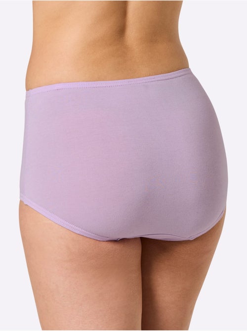 Lot de 6  - Culotte Taille Haute Jersey Fin - Taille Standard - Witt - Kiabi