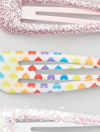 Lot De 6 Barrettes Clic Clac Fille 3 12 Ans Multicolore Kiabi 3 00