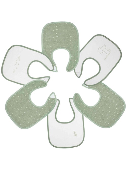 Lot De 6 Bavoirs Bébé - Kiabi Lot De 6 Bavoirs Bébé - Kiabi