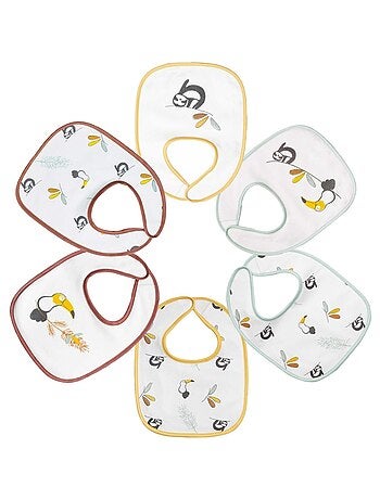 Lot De 6 Bavoirs