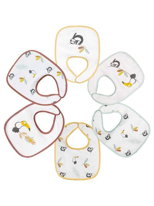 Lot de 6 bavoirs - Kiabi