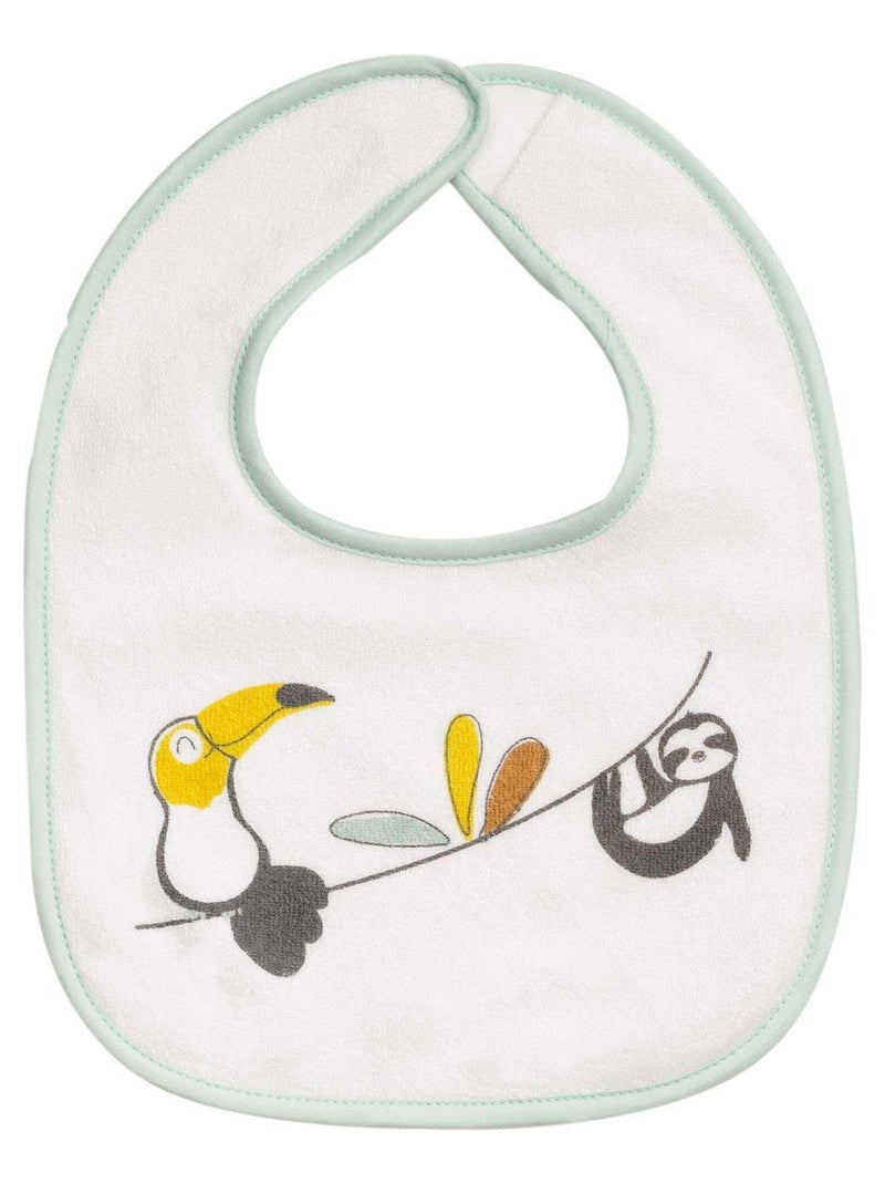 Lot de 6 bavoirs Blanc - Kiabi