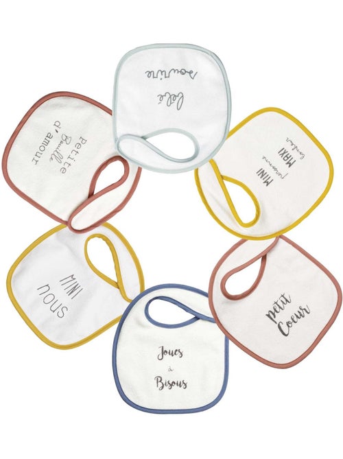 Lot De 6 Bavoirs - Kiabi Lot De 6 Bavoirs - Kiabi