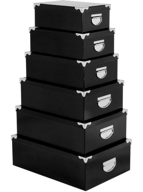 Lot de 6 boîtes coin BOX' - Kiabi Lot de 6 boîtes coin BOX' - Kiabi