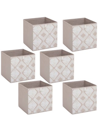 Lot de 6 boites de rangement BOHEMA