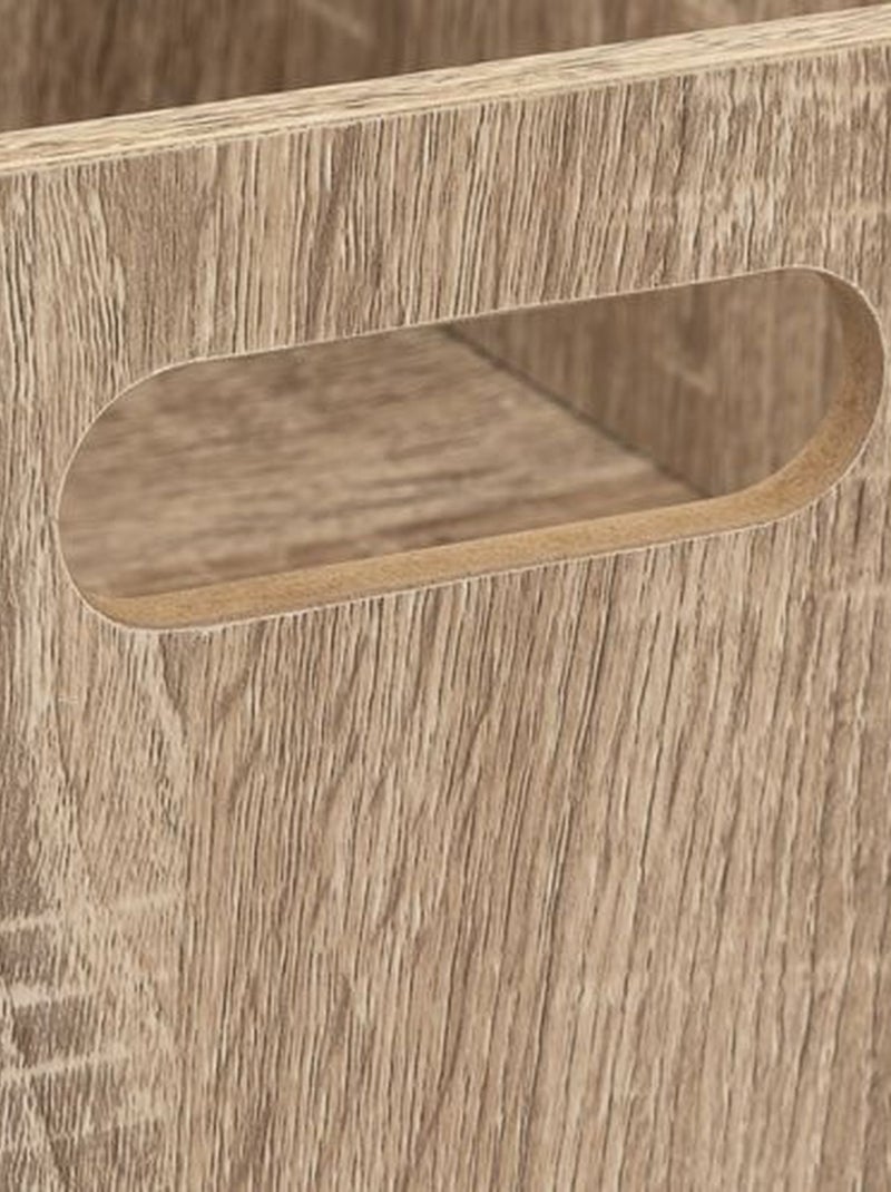 Lot de 6 Boîtes de rangement carrée en MDF Beige - Kiabi