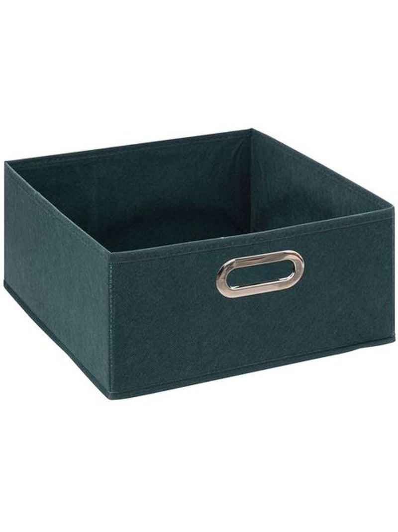 Lot de 6 boites de rangement carrées en tissu MIX'N MODUL Bleu - Kiabi
