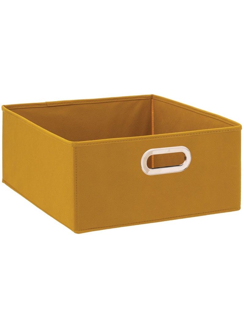 Lot de 6 boites de rangement carrées en tissu MIX'N MODUL Jaune - Kiabi