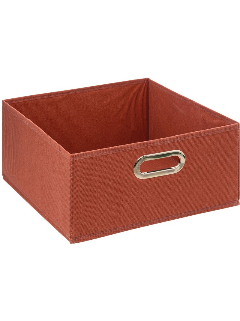 Lot de 6 boites de rangement carrées en tissu MIX'N MODUL Rouge - Kiabi