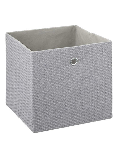 Lot de 6 boites de rangement cube en tissu à motif fougère MIX'N MODUL - Kiabi